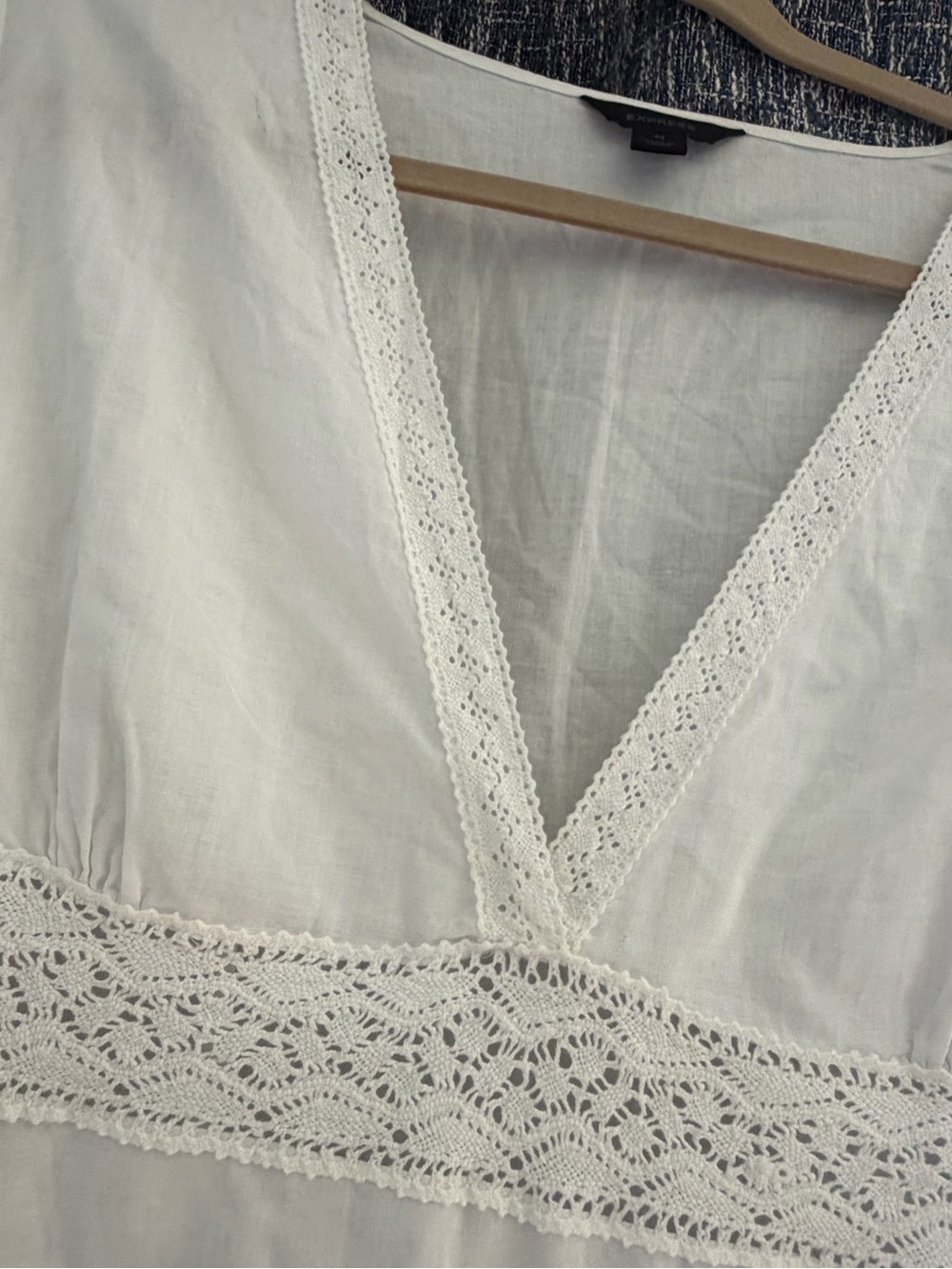 Express White 100% Cotton Dress - Picture 2 of 11